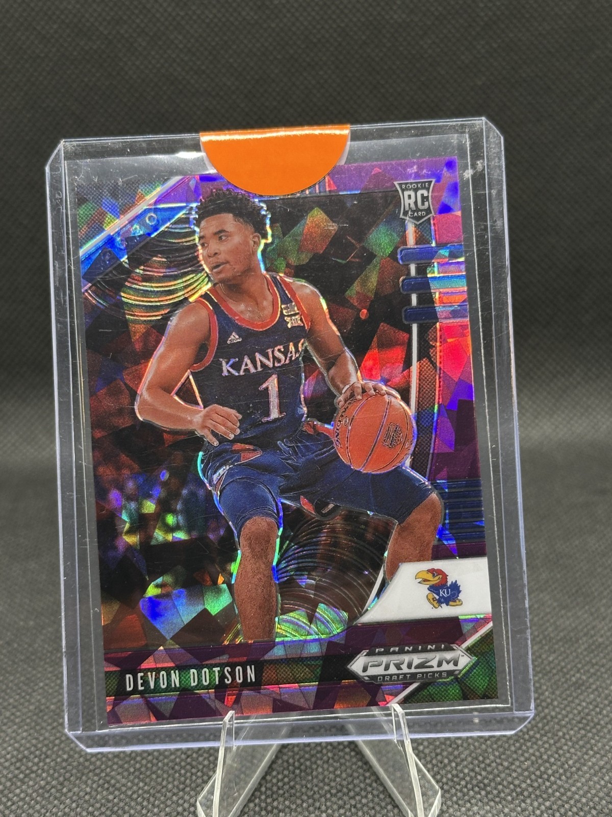 2020-21 Panini Prizm Draft Picks Purple Ice /149 Devon Dotson #32 Rookie RC