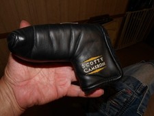 Vintage (1990s) Scotty Cameron Titleist Black Putter Head Cover USA Flag FREE SH