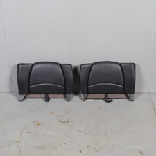 1995-1998 Porsche 911 993 Coupe Rear Seat Backrest Pair Black Oem