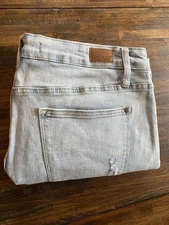 Judy Blue Skinny Fit Women 20W High Waisted Light Wash Distressed Jean Plus Size