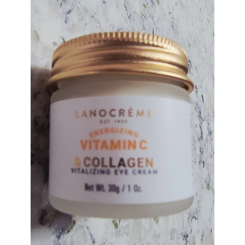 Lanocreme Vitamina C y Colágeno Energizante Vitalizante Crema de Ojos 30g/1oz NUEVO Foto 3 de 4
