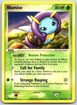 Illumise 45/113 Uncommon Delta Species Pokemon Near Mint