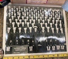 Vtg Picture Co. 279 US Navy Recruits Training Sampson NY "NAMES" ORIG WW2 WW11