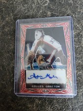 2024 Leaf Metal Red Auto 2/7 Gilles Gratton Card# BA-GG2
