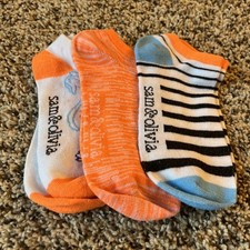 Women's Decorative Socks No Show Set of Three Brand New