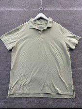 Goodfellow  Co Polo Shirt Mens XL Sage Green Standard Fit Tennis Tail Golf