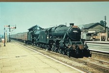 35mm Slide BR STEAM LOCO CLASS 5MT. No.45304. At HARROW. Colour Rail BRM 2604.