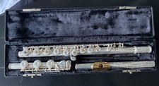 Gemeinhardt Gold Lip 30SB Flute, Solid Sterling Silver Head  Body - Barely Used