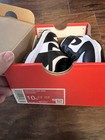 Size 10 Boys Nike Dunk Low Black White — photo 3