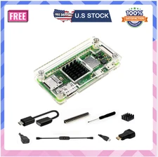 Raspberry Pi Zero Case, Case for Raspberry Pi Zero 2 w, with Heatsink,  (Clear)