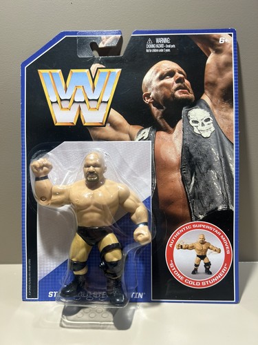 WWE Mattel Retro Series 2 Stone Cold  MOC Brand Ne...