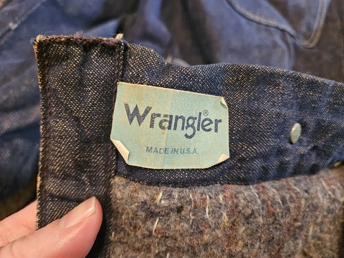 Wrangler Casey Jones Sanforized Denim Jacket VINTAGE 70s Made In USA Sz XL Used - Picture 8 of 17