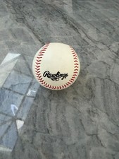 A.J. Ellis signed game used ball