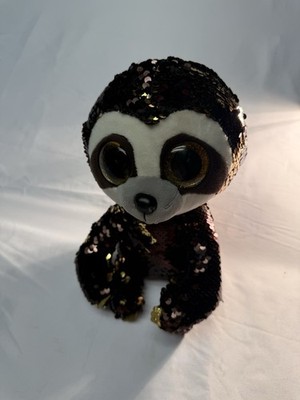 Ty 2019 FLIPPABLES - DANGLER (Sloth) Changing Sequins Medium 9'' Beanie Boos