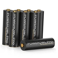  Gold-top Rechargeable Batteries PRO, High Capacity 2800mAh, Premium 8 Count AA