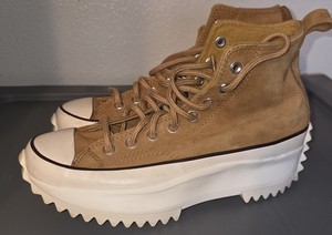 Converse Run Star Hike Hi 'Wheat-Shadowberry' leather  Men 7.5 / Women 9