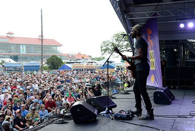 Gary Clark Jr performs 2013 New Orleans Jazz & Heritage Music Fest- Old Photo 5