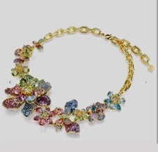 collana swarovski grande fiori multipli 