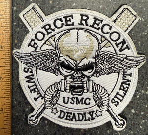 USMC Force Recon Embroidered Patch