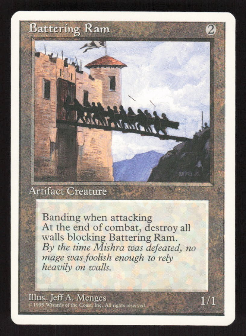 MTG Magic The Gathering Fourth Edition Battering Ram