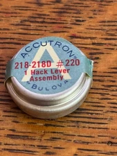 Vintage Bulova Accutron watch 218 218D Hack Lever Assembly part 220 old stock