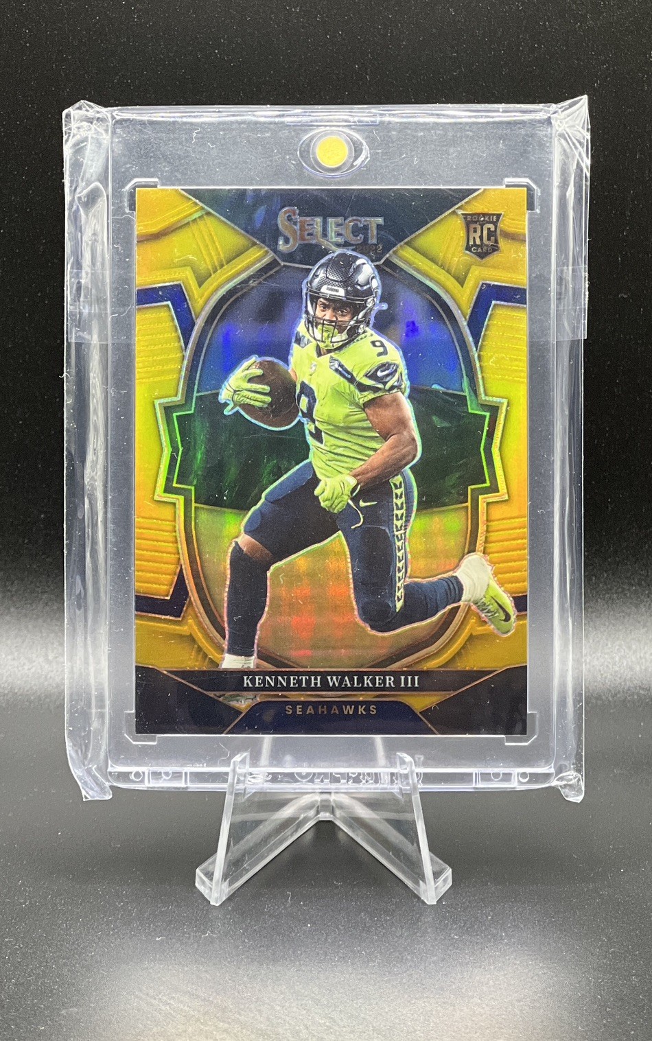2022 Panini Select KENNETH WALKER III Concourse GOLD Prizm RC /10 SSP RC WOW!🔥