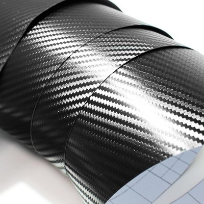 50x152cm Carbonfolie Folie Carbon Auto 3D glanz 4d matt schwarz blasenfrei 5d