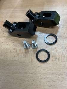 Puig Rider Footpeg Mounts Triumph Tiger Explorer 2012-2021 Black 7278N .