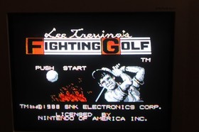 Lee Trevino's Fighting Golf (Nintendo Entertainment System, 1989) NES w/ Manual 