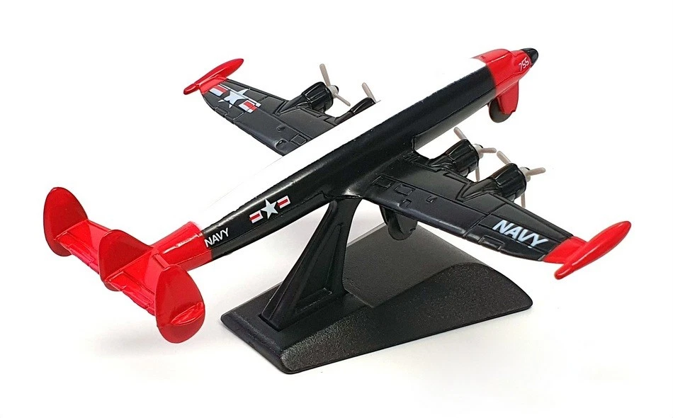 Motormax Sky Wings 1/100 Scale 77013 - Constellation Aircraft - Black/White/Red - Image 2 of 4
