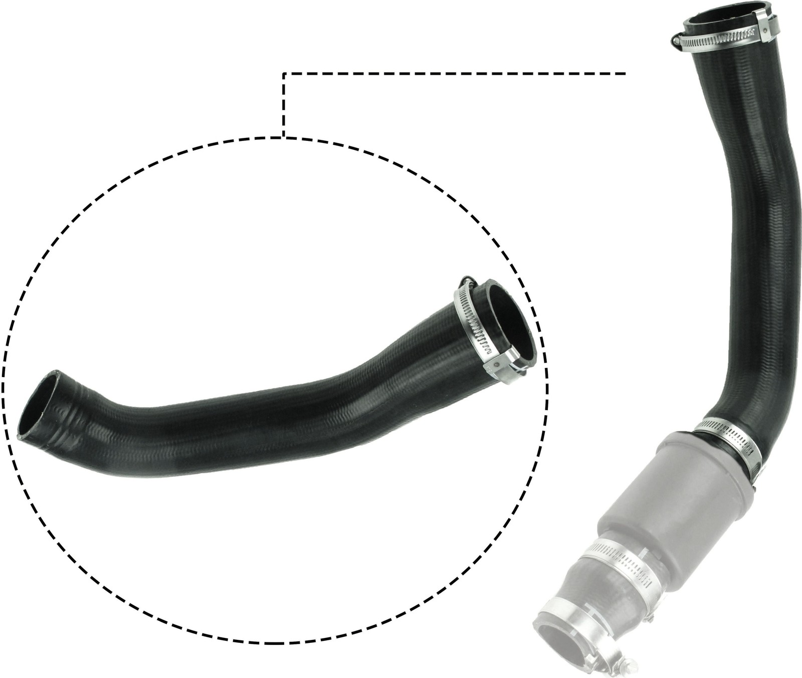 GATES 09-0631 Charger Air Hose for FORD - Image 26