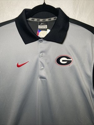 Georgia Bulldogs Nike Polo Men Small  DRI-FIT Performance See Photo Measurement