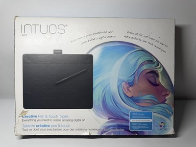 Wacom Intuos Art Creative Pen & Touch Tablet   Used   With Original Box