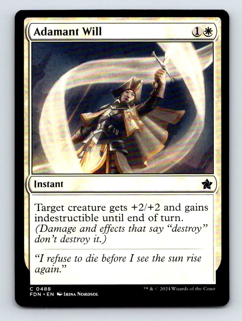 Adamant Will C Foundations 488 NM