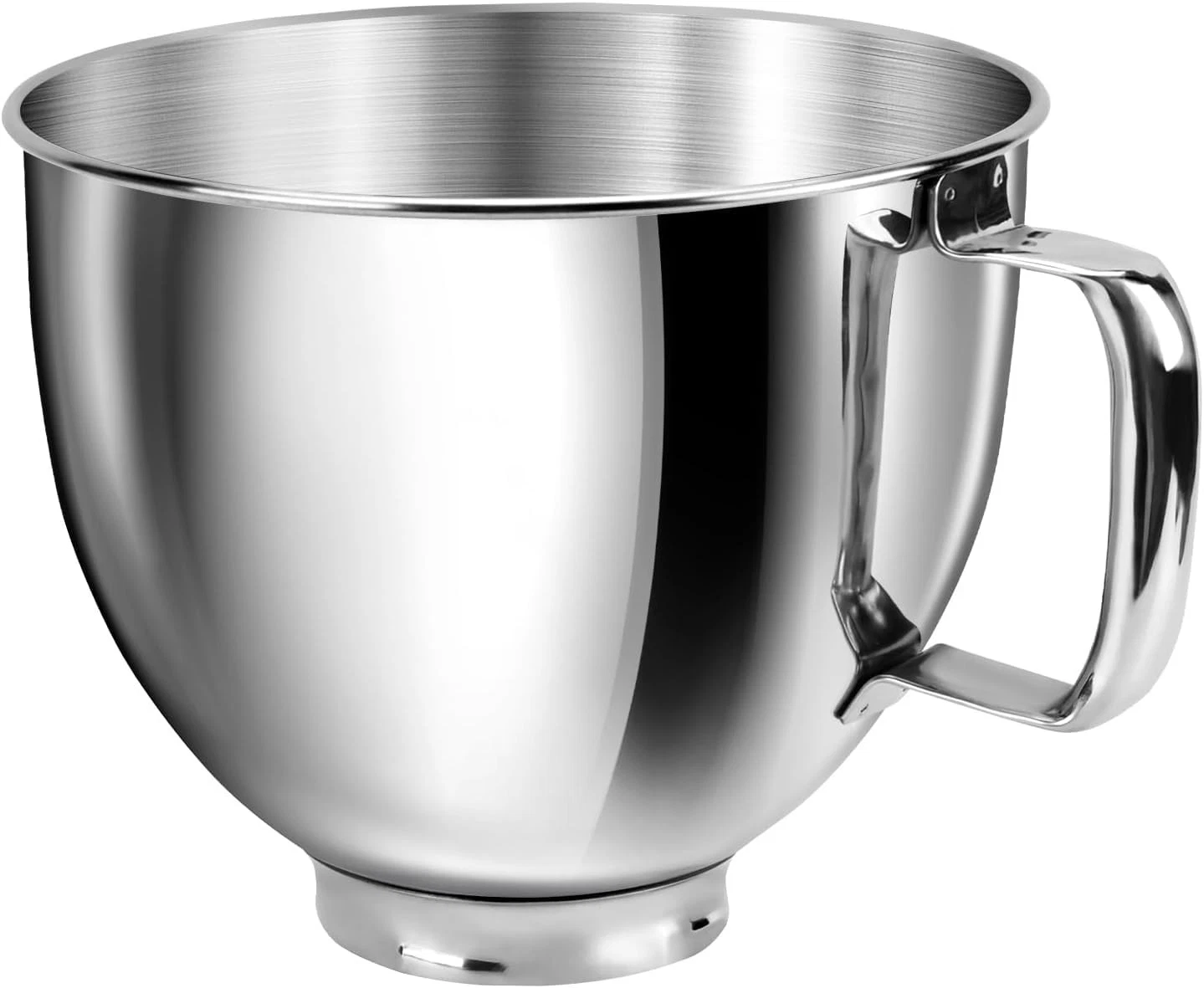 Replacement 5qt Stainless steel Bowl, Compatible with all 4.5 and 5 qt Kitche...