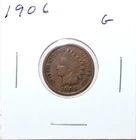 1906 US Indian Head Cent  G Good Free Shipping