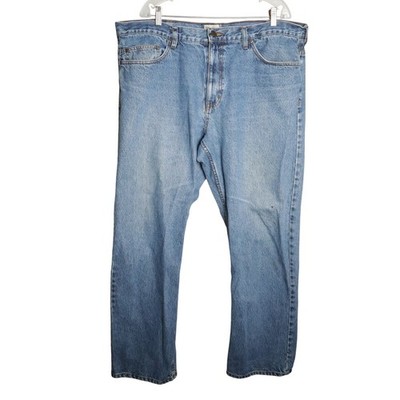 CE Schmidt Workwear Mens Jeans Blue Denim 42x34 Straight Leg