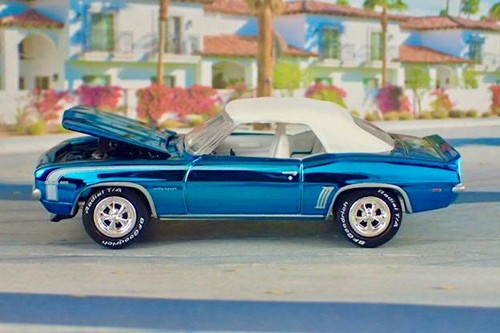 1969 Chevrolet 5.7L V8 Camaro SS/RS Rally Sport Convertible Maßstab 1:64 Ltd Edt W - Bild 3 von 5