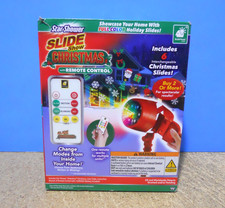 Star Shower Slide Show Christmas Laser Projector with Remote Control New 