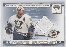 2001-02 Pacific Private Stock Titanium Steve Rucchin Paul Kariya #1 HOF 0b4