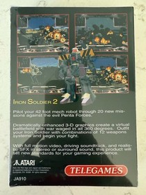 Atari Jaguar Iron Soldier II : LIMITED EDITION BRAND NEW Sealed Cartridge