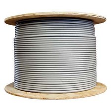 1000Ft CAT6 23AWG Solid Wire Shielded FTP Gray