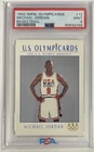 1992 IMPEL OLYMPICARDS MICHAEL JORDAN USA OLYMPIC CARD PSA 9 MINT #12