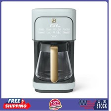 Beautiful 12-Cup Programmable Drip Coffee Maker Hydrangea Blue