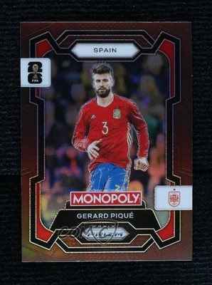 2026 Panini Prizm Monopoly FIFA World Cup Brown /299 Gerard Pique Piqué #46 1m6p