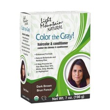 Color The Gray, Natural Hair Color  Conditioner Brown-Dark 7 Oz