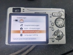 Sony Cyber-shot DSC-W80 7,2 MP Digitalkamera Schwarz - TeilDefekt Ersatzteile
