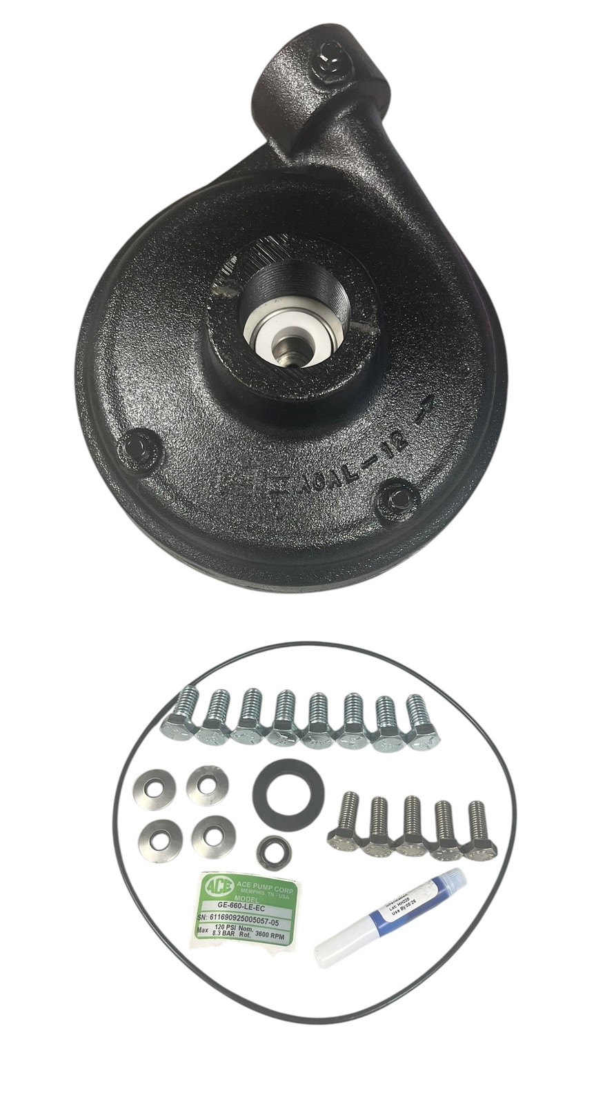 Ace Pumps Gas Engine Driven Centrf Pump E-Coated 1.5" x 1.25” NPT - GE-660-LE-EC