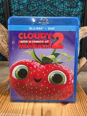 Cloudy with a Chance of Meatballs 2 TWO II BLU-RAY & DVD COMBO 2015 BILL HADER