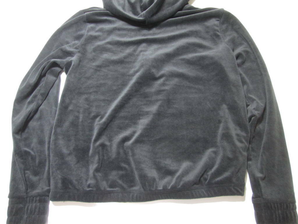 Felpa nera con cappuccio Fila donna taglia M manica lunga zip davanti logo pullover sport